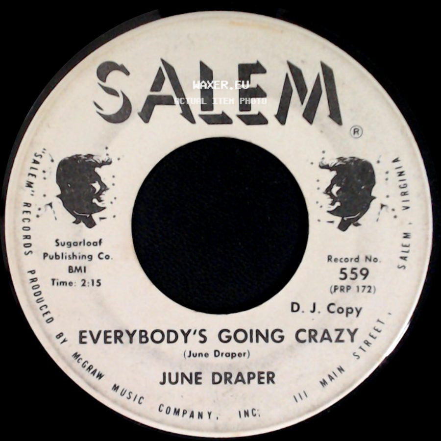 June Draper - Lights Uptown / Everybody's Going Crazy side B