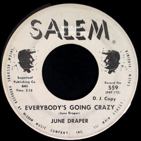 June Draper - Lights Uptown / Everybody's Going Crazy side B
