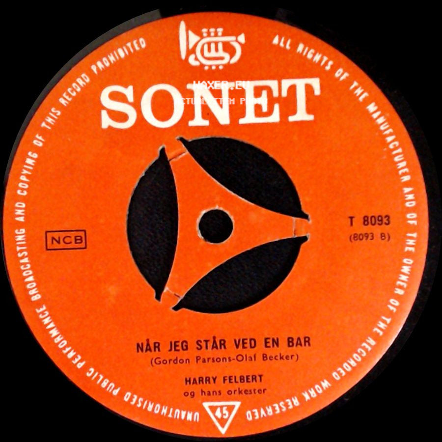 Harry Felbert / Harry Felbert Og Hans Orkester - Når Jeg Står Ved En Bar / Karl Otto side A