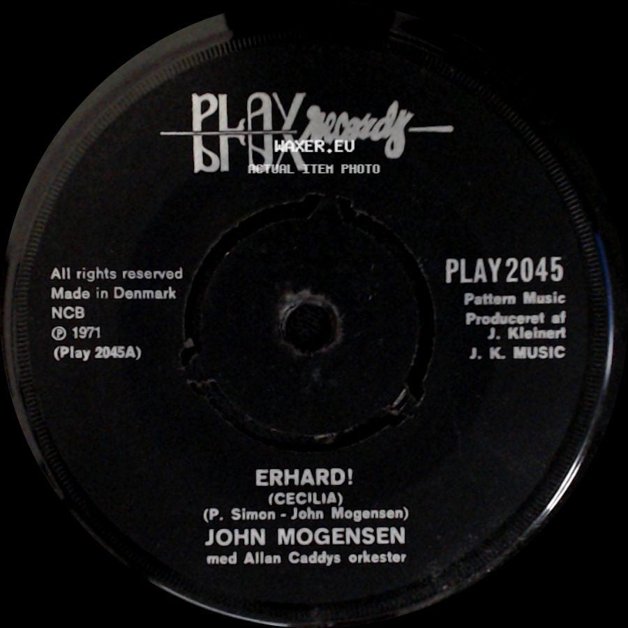 John Mogensen - Fut I Fejemøjet / Erhard! side B