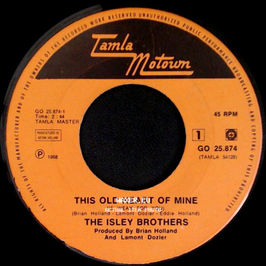 The Isley Brothers - This Old Heart Of Mine (Is Weak For You) / Take Me In Your Arms (Rock Me A Little While) side A