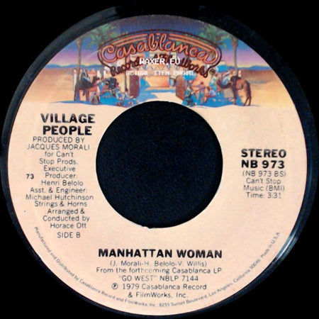 Village People - In The Navy / Manhattan Woman side B