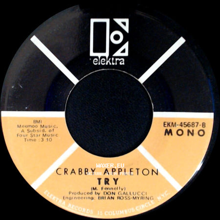 Crabby Appleton - Go Back / Try side B