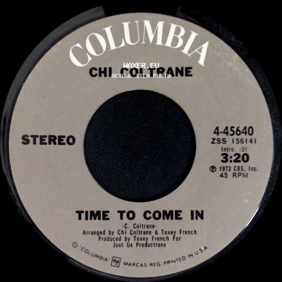 Chi Coltrane - Thunder And Lightning / Time To Come In side B