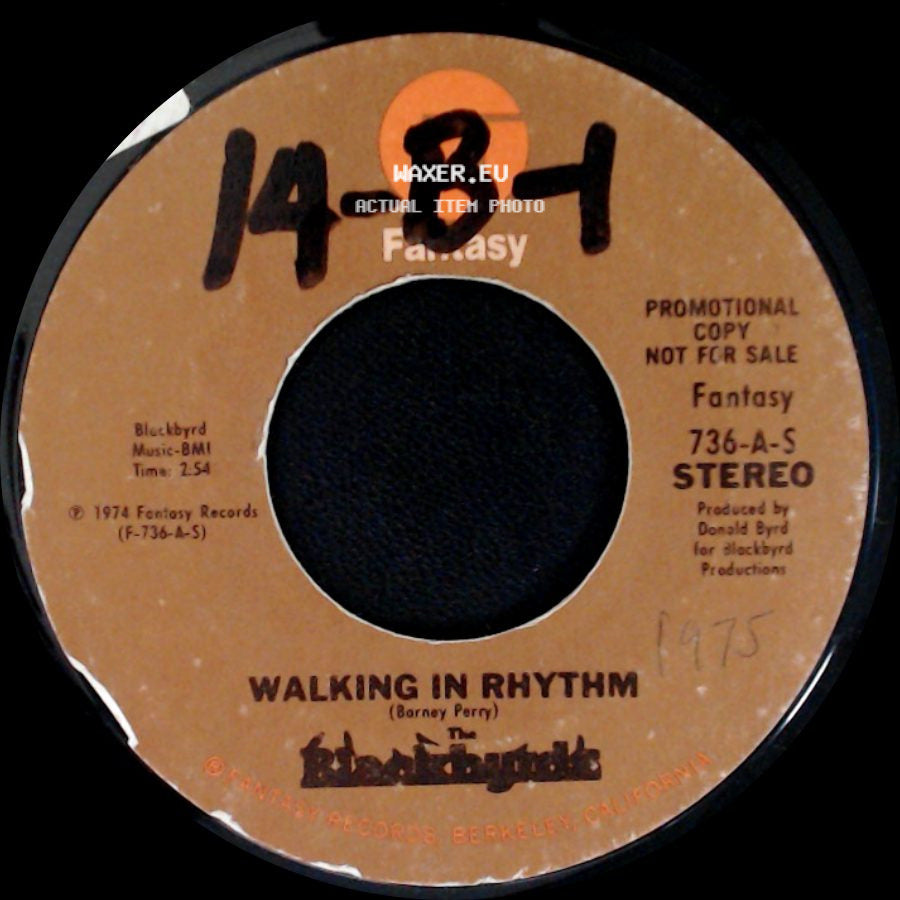 The Blackbyrds - Walking In Rhythm / Walking In Rhythm side A