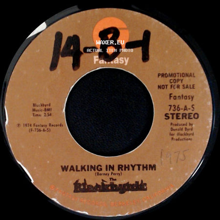 The Blackbyrds - Walking In Rhythm / Walking In Rhythm side A