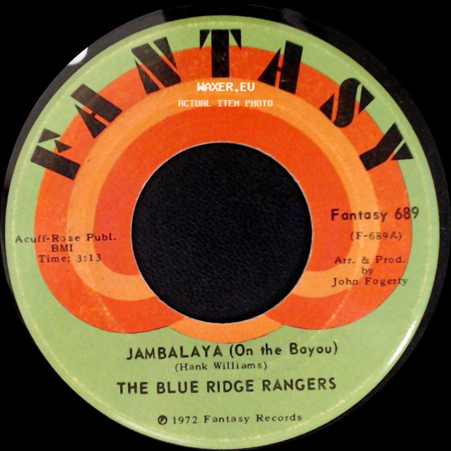 The Blue Ridge Rangers - Workin' On A Building / Jambalaya (On The Bayou) side B