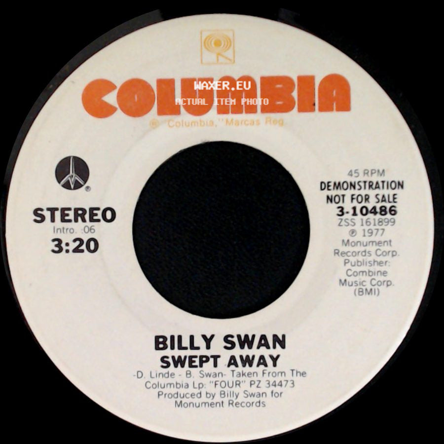 Billy Swan - Swept Away / Swept Away side A