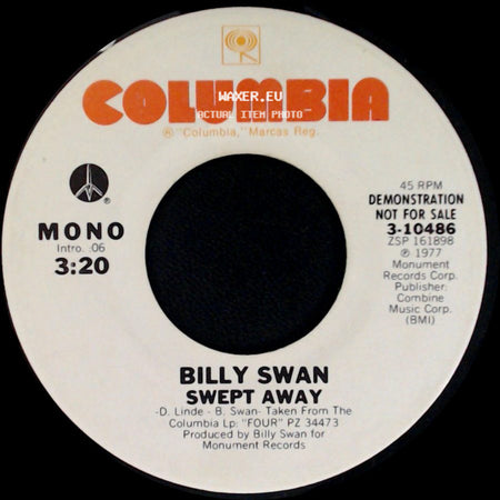 Billy Swan - Swept Away / Swept Away side B