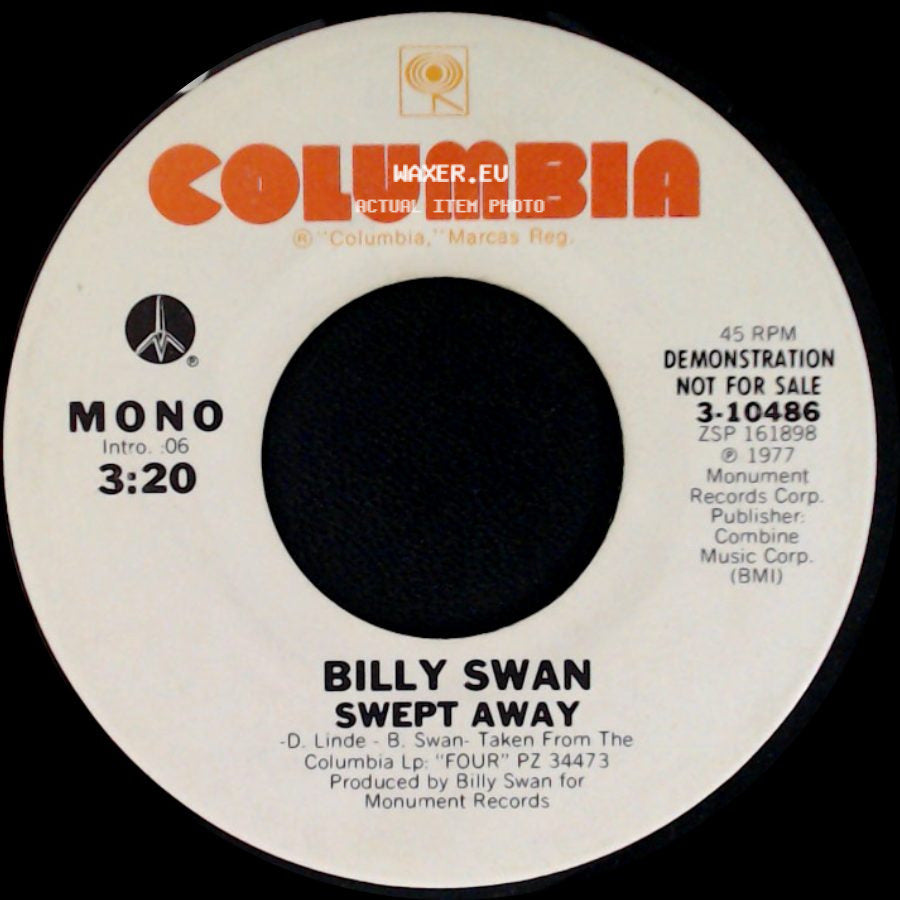 Billy Swan - Swept Away / Swept Away side B