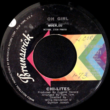 Chi-Lites - Oh Girl / Being In Love side A