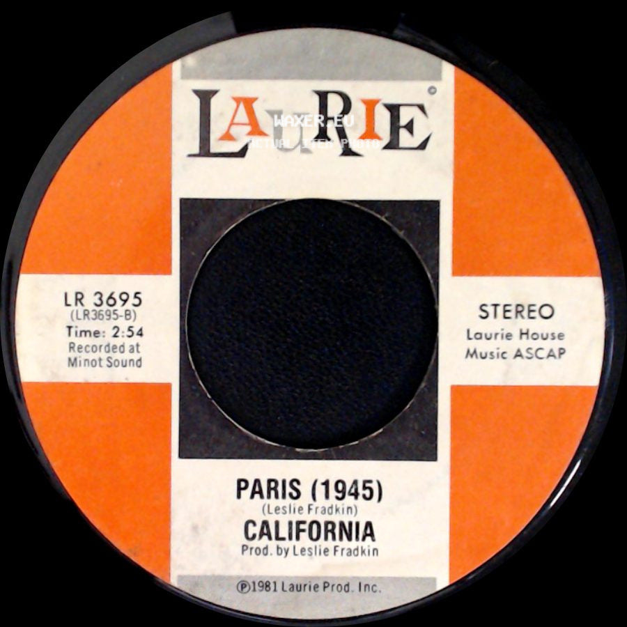 California - Summer Fun Medley / Paris (1945) side B