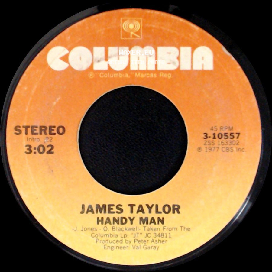 James Taylor - Bartender's Blues / Handy Man side B