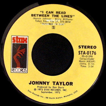 Johnny Taylor - I Can Read Between The Lines / Cheaper To Keep Her side A