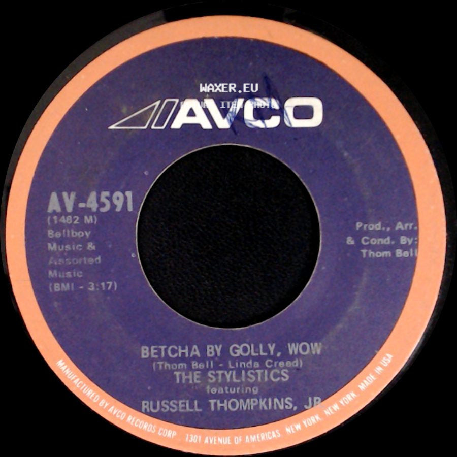 The Stylistics Featuring Russell Thompkins, Jr. - Betcha By Golly, Wow / Ebony Eyes side A