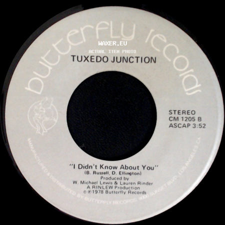 Tuxedo Junction - I Didn't Know About You / Chattanooga Choo Choo side A