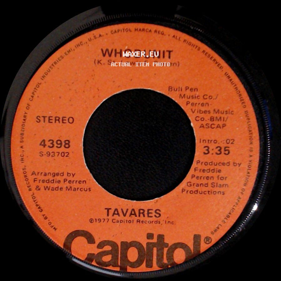 Tavares - Whodunit / Fool Of The Year side A