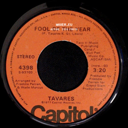Tavares - Whodunit / Fool Of The Year side B