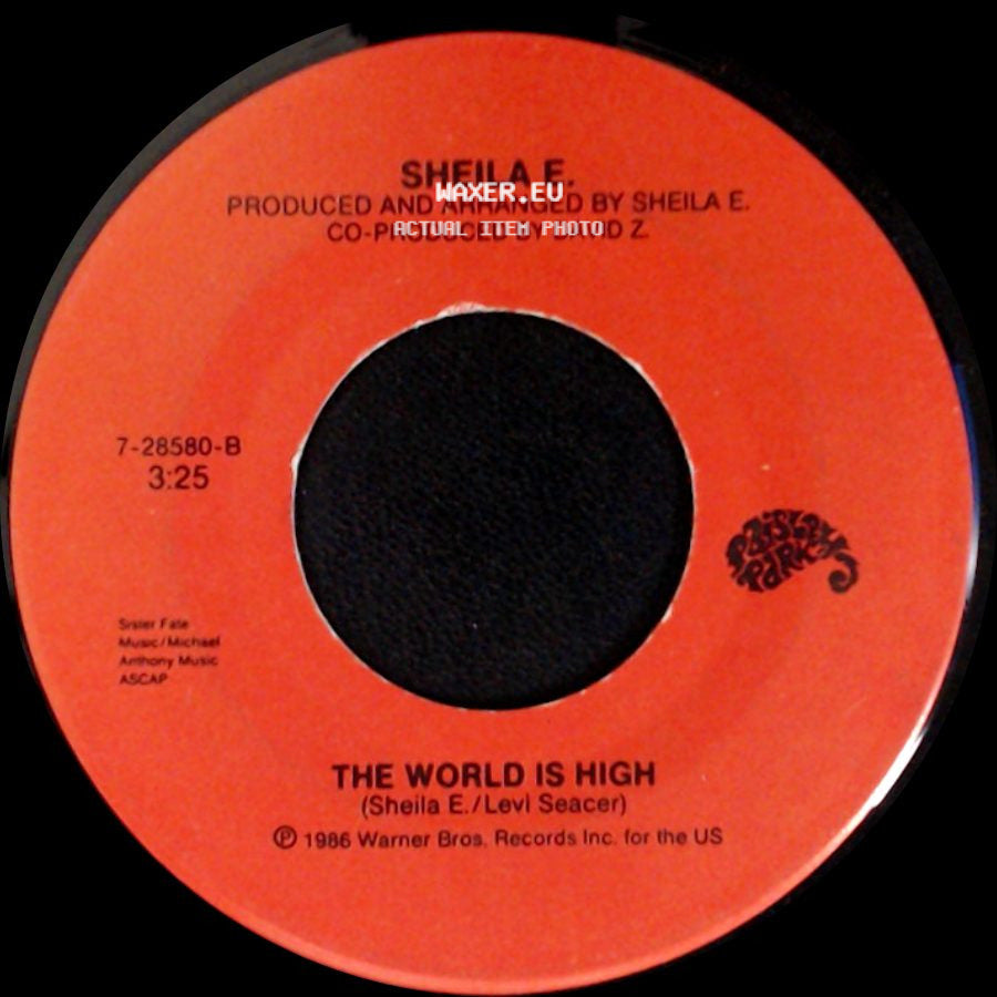 Sheila E. - Hold Me / The World Is High side B