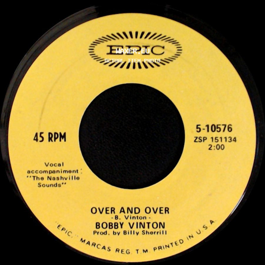 Bobby Vinton - Over And Over / My Elusive Dreams side A