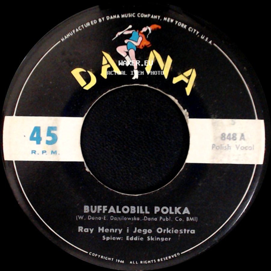 Ray Henry I Jego Orkiestra - Zosia - Polka / Buffalobill Polka side B