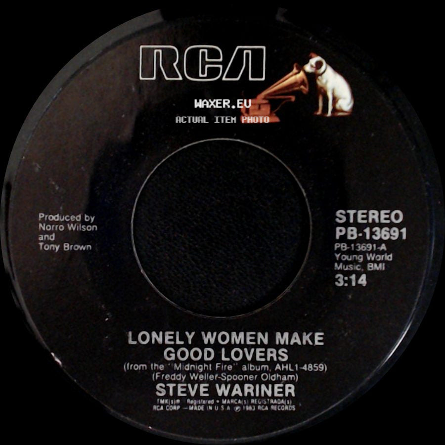 Steve Wariner - I Can Hear Kentucky Calling Me / Lonely Women Make Good Lovers side B