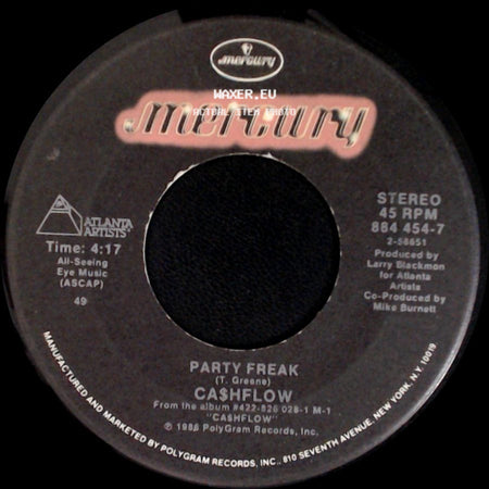 Cashflow - It's Just A Dream / Party Freak side B