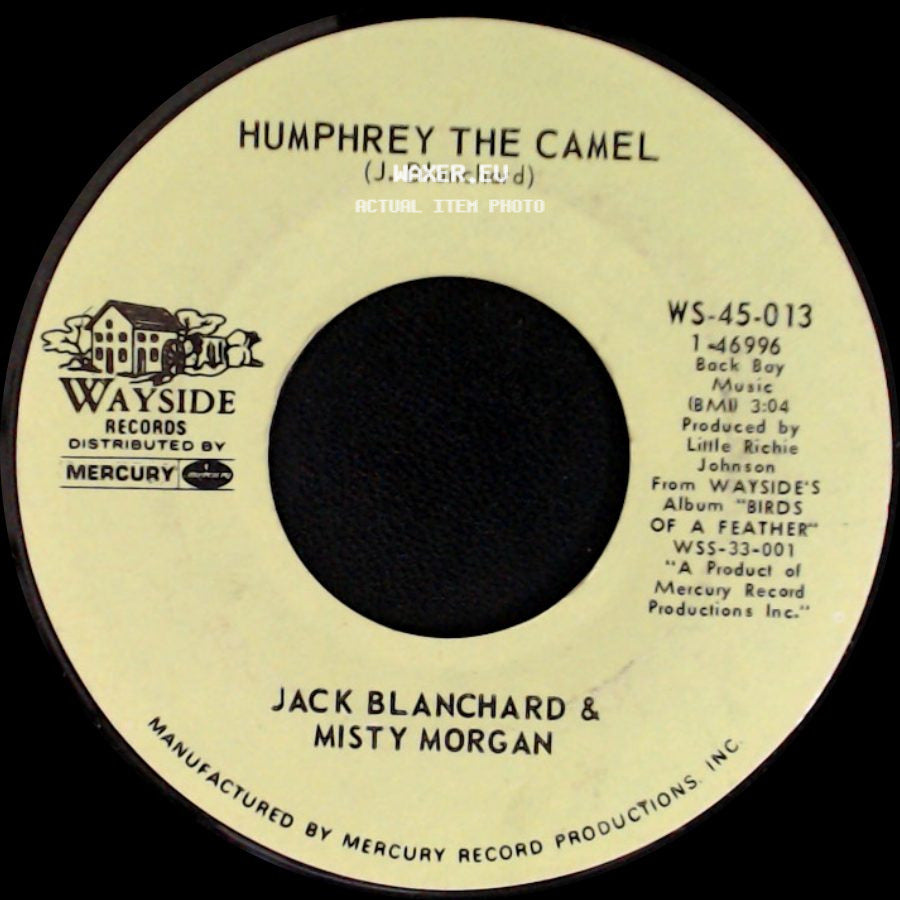 Jack Blanchard & Misty Morgan - A Place In My Mind / Humphrey The Camel side B