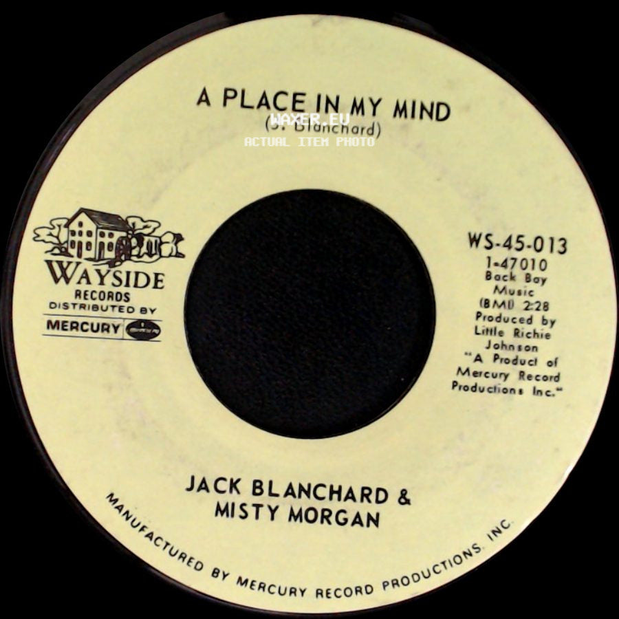 Jack Blanchard & Misty Morgan - Humphrey The Camel / A Place In My Mind side B