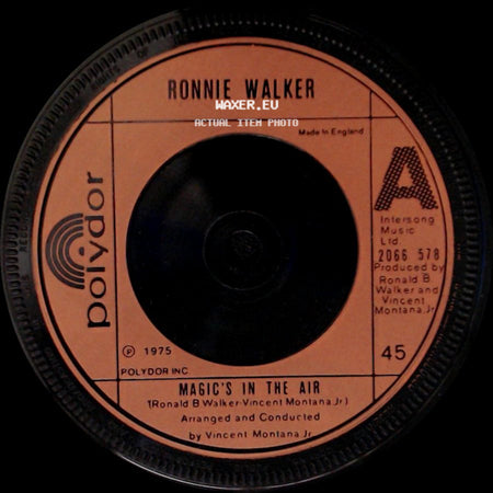 Ronnie Walker - Magic's In The Air / Just Can't Say Hello (Once You've Said Goodbye) side A