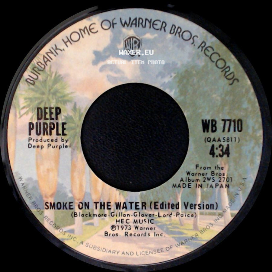 Deep Purple - Smoke On The Water (Edited Version) / Smoke On The Water (Edited Version) side A