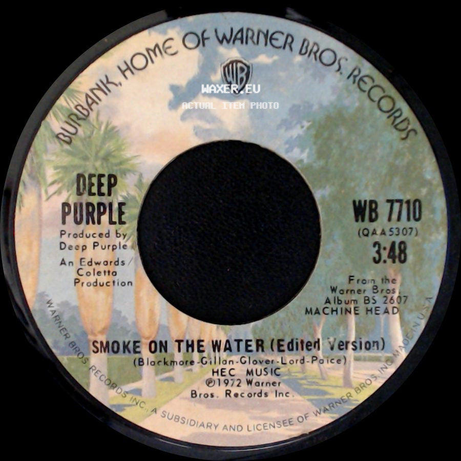 Deep Purple - Smoke On The Water (Edited Version) / Smoke On The Water (Edited Version) side B