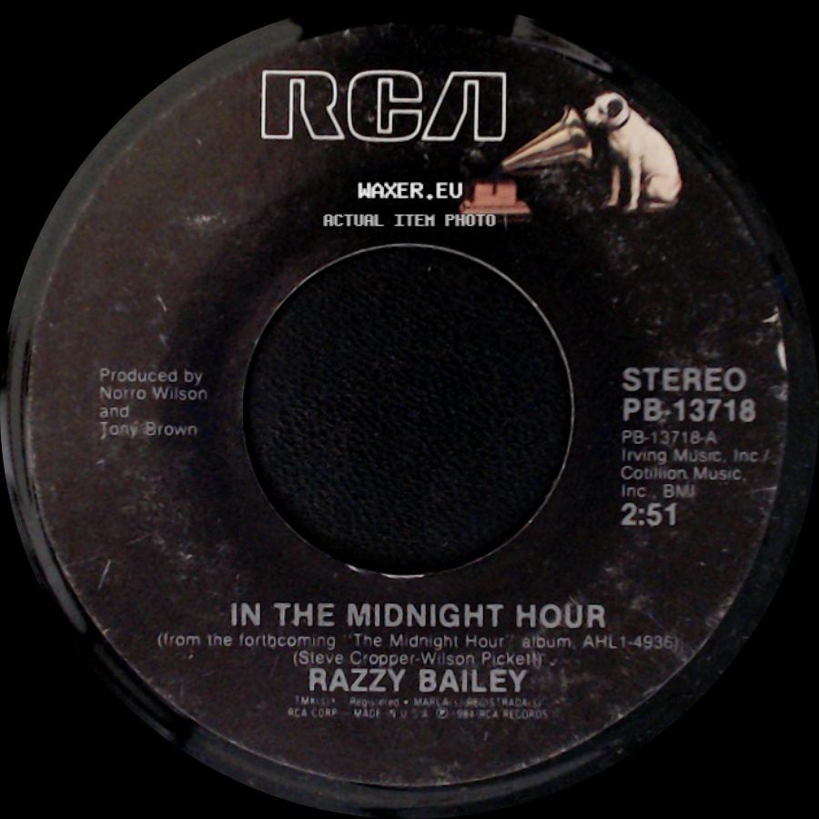 Razzy Bailey - In The Midnight Hour / Mr. Melody Man side A