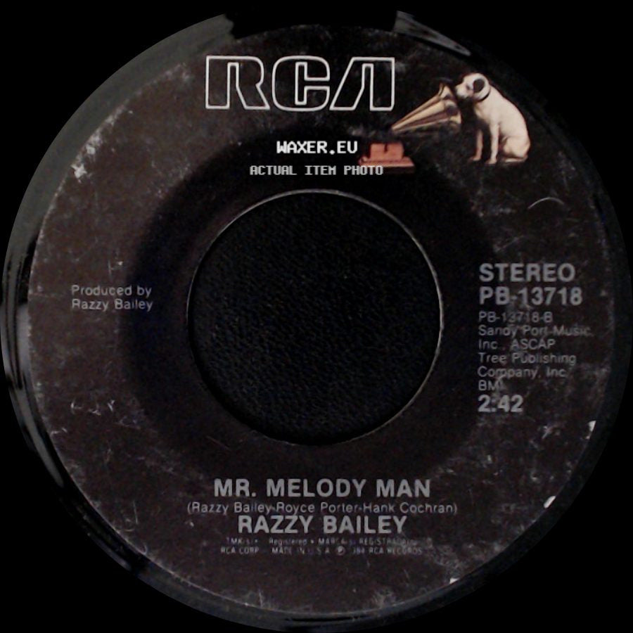 Razzy Bailey - In The Midnight Hour / Mr. Melody Man side B