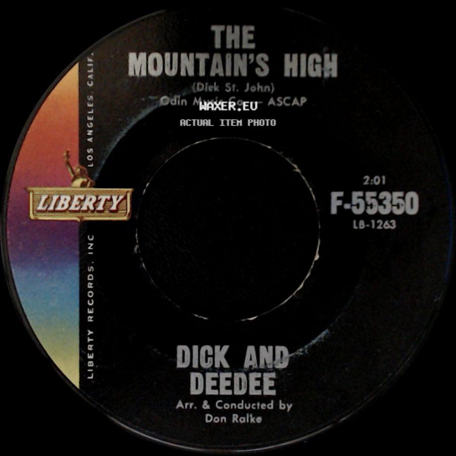Dick And Deedee - I Want Someone / The Mountain's High side B