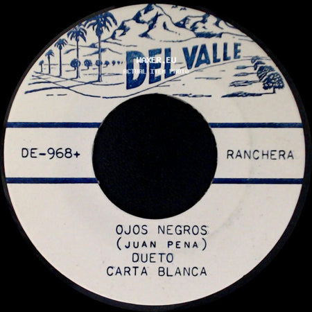 Dueto Carta Blanca - Ojos Negros / Chiquitita (Adda) side A