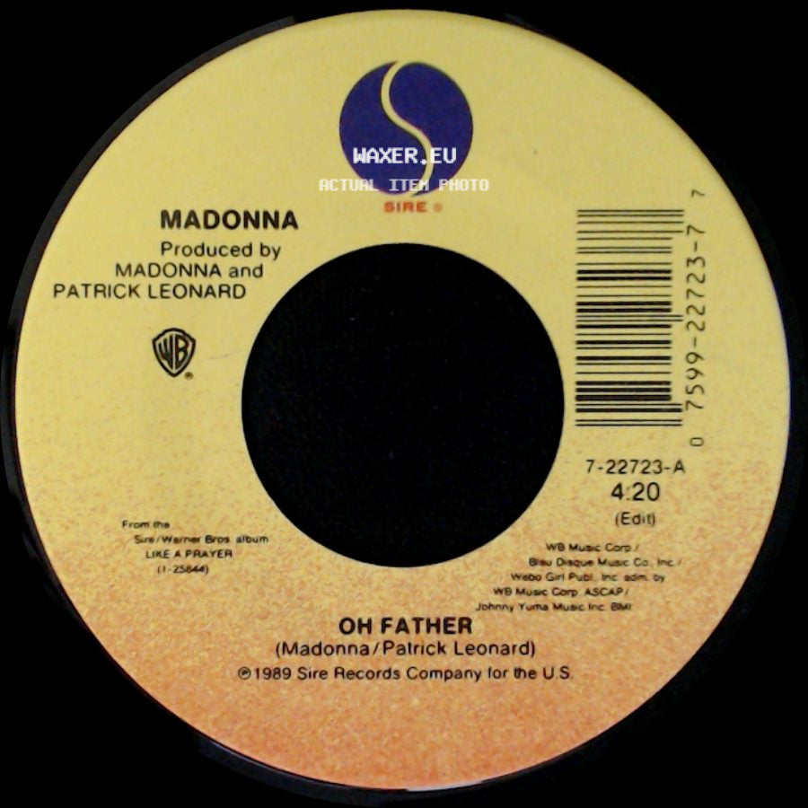 Madonna - Oh Father / Pray For Spanish Eyes side A