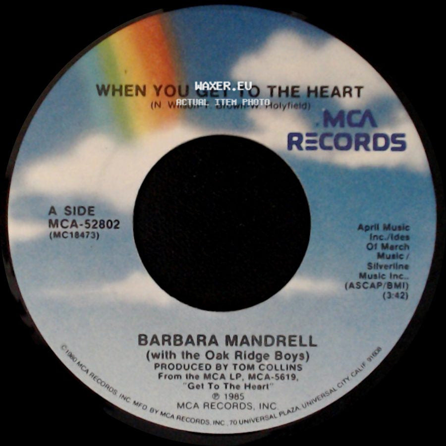Barbara Mandrell (With The Oak Ridge Boys) / Barbara Mandrell - When You Get To The Heart / Survivors side A