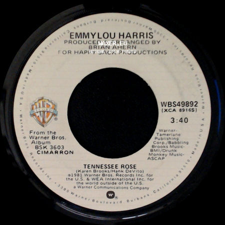 Emmylou Harris - Tennessee Rose / Mama Help side A