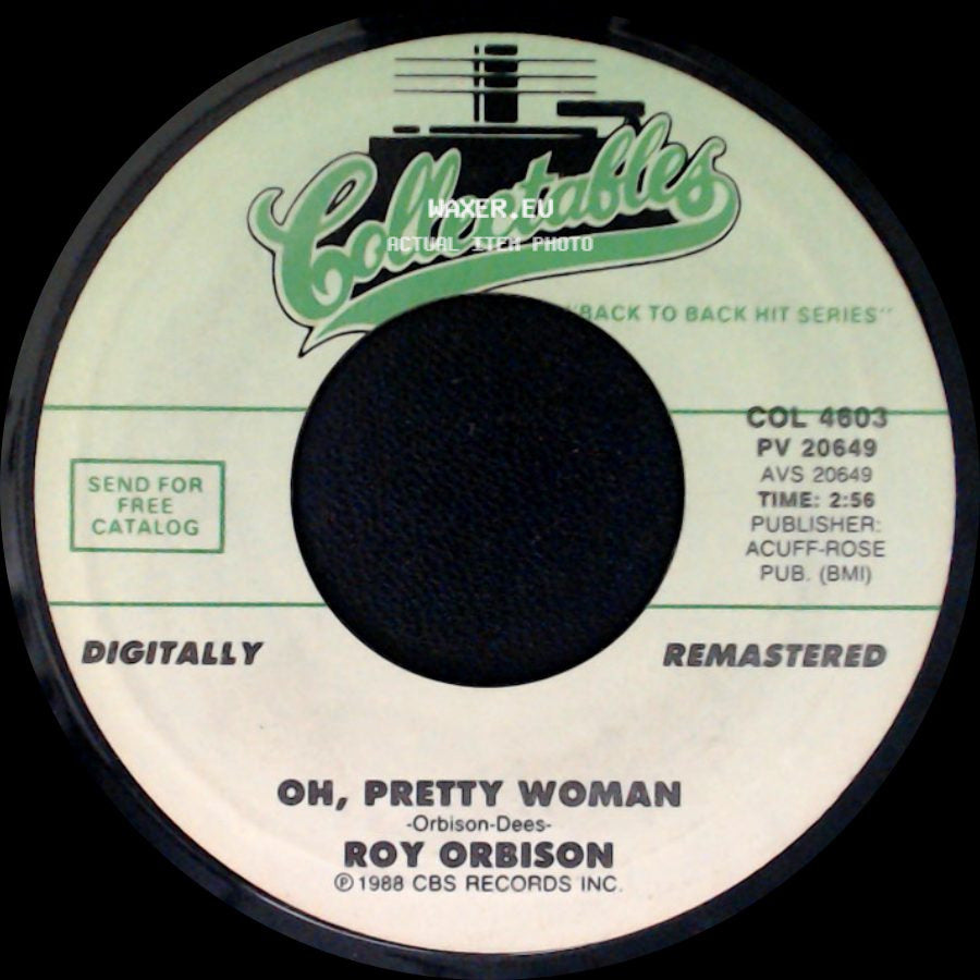 Roy Orbison - Oh, Pretty Woman / Mean Woman Blues side A
