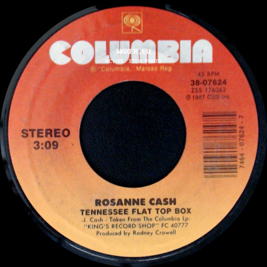 Rosanne Cash - Tennessee Flat Top Box / Why Don't You Quit Leaving Me Alone side A