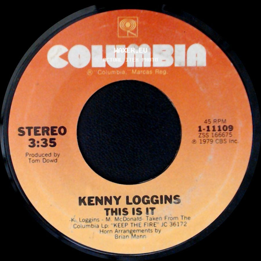 Kenny Loggins - This Is It / Will It Last side A