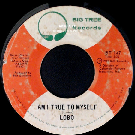 Lobo - Am I True To Myself / I'd Love You To Want Me side A