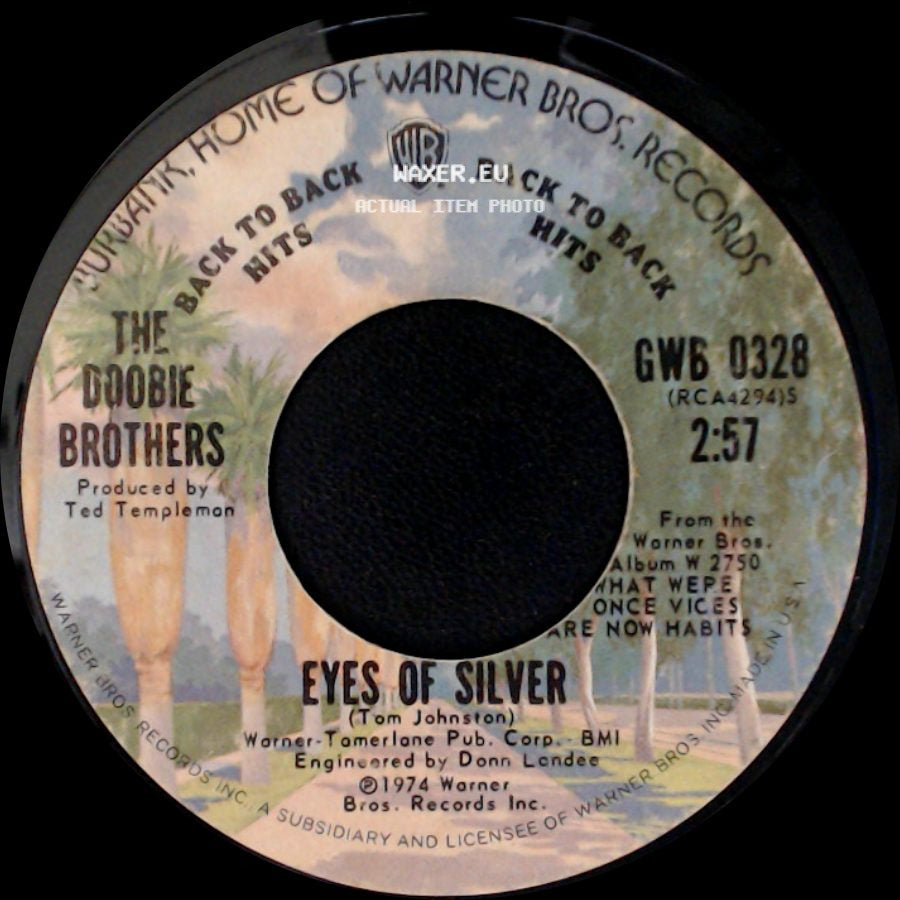 The Doobie Brothers - Another Park, Another Sunday / Eyes Of Silver side B
