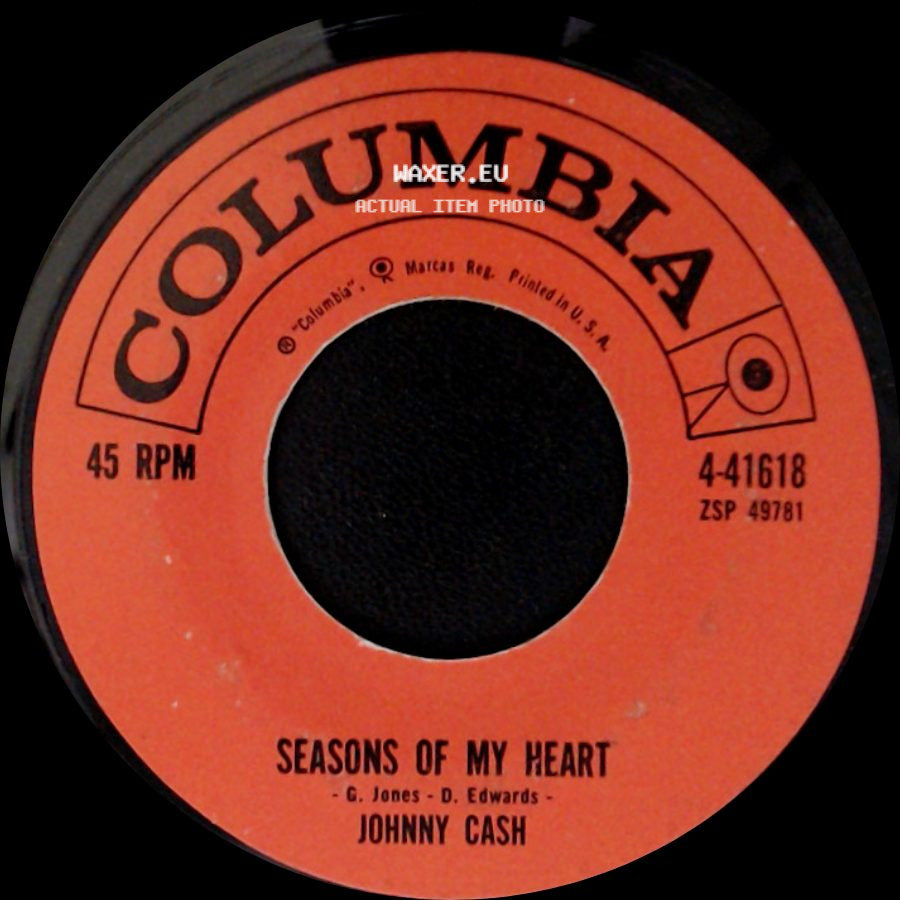 Johnny Cash - Smiling Bill Mccall / Seasons Of My Heart side B