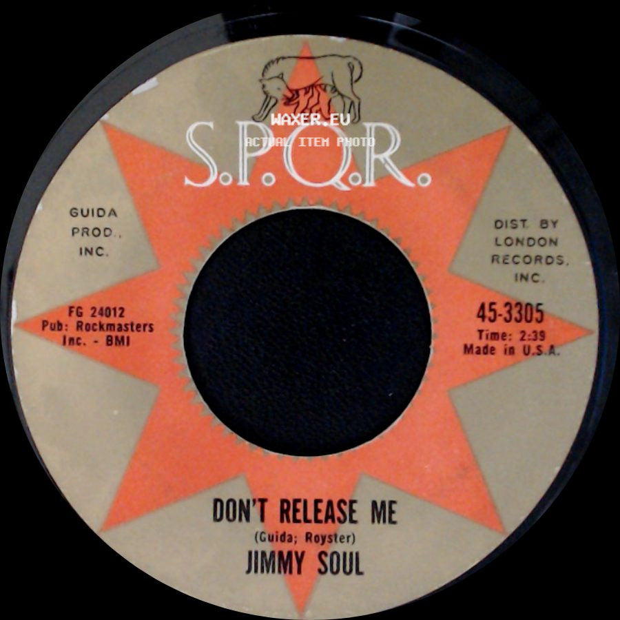 Jimmy Soul - Don't Release Me / If You Wanna Be Happy side A