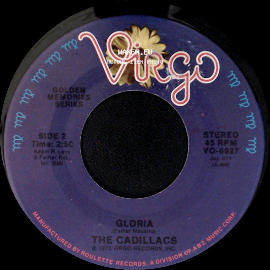 The Cadillacs - My Girlfriend / Gloria side B