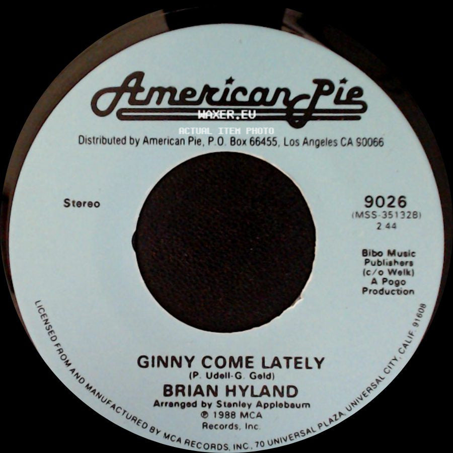 Brian Hyland / Jim Lowe - Ginny Come Lately / The Green Door side A