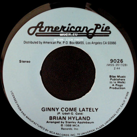 Brian Hyland / Jim Lowe - Ginny Come Lately / The Green Door side A