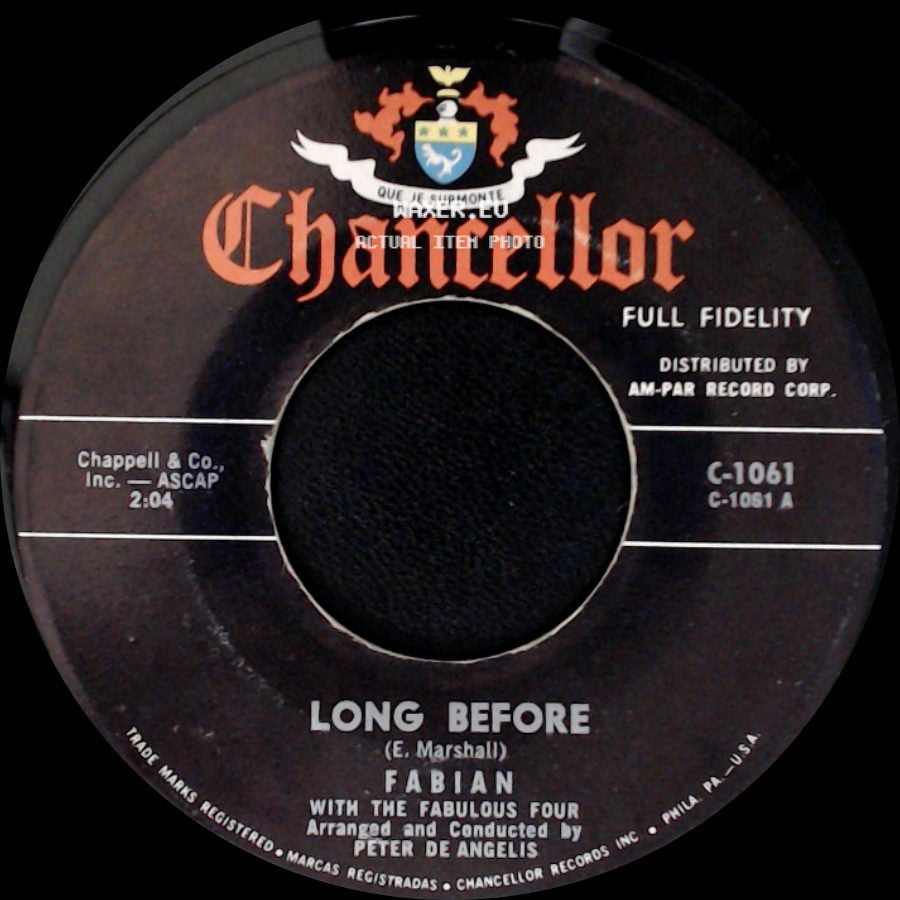Fabian - Long Before / Kissin' And Twistin' side A
